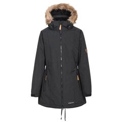 Trespass Naisten / naisten Celebrity eristetty pidempi pituus Parka takki takki, Musta UTTP4190_black hinta ja tiedot | Naisten ulkoilutakit | hobbyhall.fi