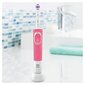 Braun Oral-B sähköhammasharja D100.413.1 Vitality 3D White, vaaleanpunainen hinta ja tiedot | Sähköhammasharjat | hobbyhall.fi