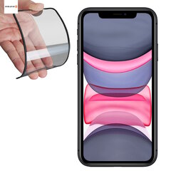 Evelatus Kumi Reunus Anti-Särö 3D Lasia Apple iPhone XR / 11 Japanilainen Liima Musta hinta ja tiedot | Näytönsuojakalvot ja -lasit | hobbyhall.fi