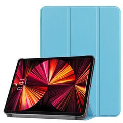 iLike Tri-Fold Eco-Nahka Stand Case Lenovo IdeaTab M10 10.1'' 3. sukupolvi TB328FU (2022) Taivaansininen hinta ja tiedot | Tablettien kotelot ja muut tarvikkeet | hobbyhall.fi