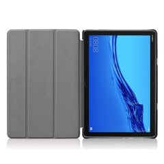 iLike Tri-Fold Eco-Nahka Stand Case Lenovo IdeaTab M10 10.1'' 3. sukupolvi TB328FU (2022) Taivaansininen hinta ja tiedot | Tablettien kotelot ja muut tarvikkeet | hobbyhall.fi