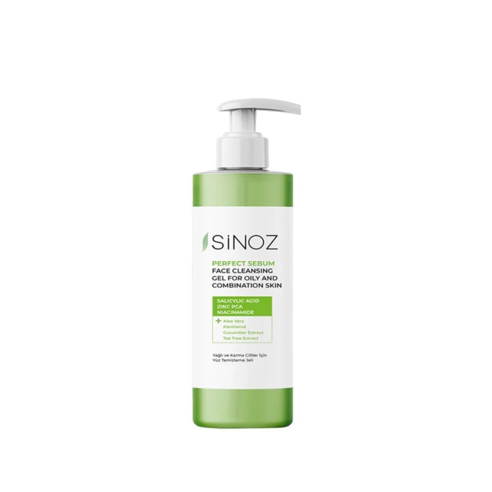 Sinoz - Perfect Sebum kasvojen puhdistusgeeli rasvaiselle ja sekaiholle, 200ml - puhdistusgeeli rasvaiselle ja sekaiholle hinta ja tiedot | Kasvojen puhdistusaineet | hobbyhall.fi