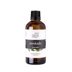 YOUR NATURAL SIDE - Avokadoöljy puhdistamaton, 100ml hinta ja tiedot | Kasvoöljyt ja seerumit | hobbyhall.fi