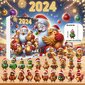 Joulun adventtikalenteri Chicken Blind Box Joulukalenteri Joululahja Joulukalenteri hinta ja tiedot | Joulukoristeet | hobbyhall.fi