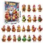 Joulun adventtikalenteri Chicken Blind Box Joulukalenteri Joululahja Joulukalenteri hinta ja tiedot | Joulukoristeet | hobbyhall.fi