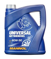 Mannol Universal Getriebeoel 80W-90 GL-4 -vaihteistoöljy, 4 L hinta ja tiedot | Voiteluöljyt ja -nesteet | hobbyhall.fi