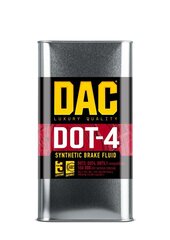 DAC DOT-4-jarruneste, 5 l hinta ja tiedot | Voiteluöljyt ja -nesteet | hobbyhall.fi