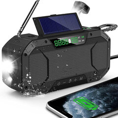 BooM Crank Radio 5000 mAh Power Bank Bluetooth kaiutinvalo hinta ja tiedot | Kelloradiot ja herätyskellot | hobbyhall.fi