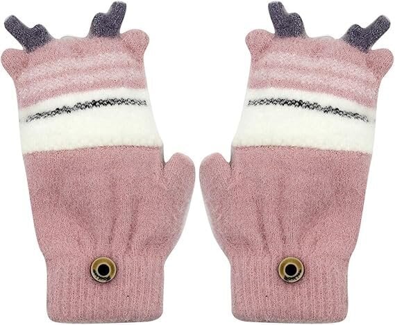 Glove Cabriolet Flip Top Lämmin Pehmeä Fingerless Keskivaaleanpunainen hinta ja tiedot | Pyyhkeet | hobbyhall.fi