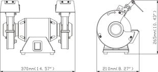 Penkkihiomakone DS 150, Metabo hinta ja tiedot | Sahat ja sirkkelit | hobbyhall.fi