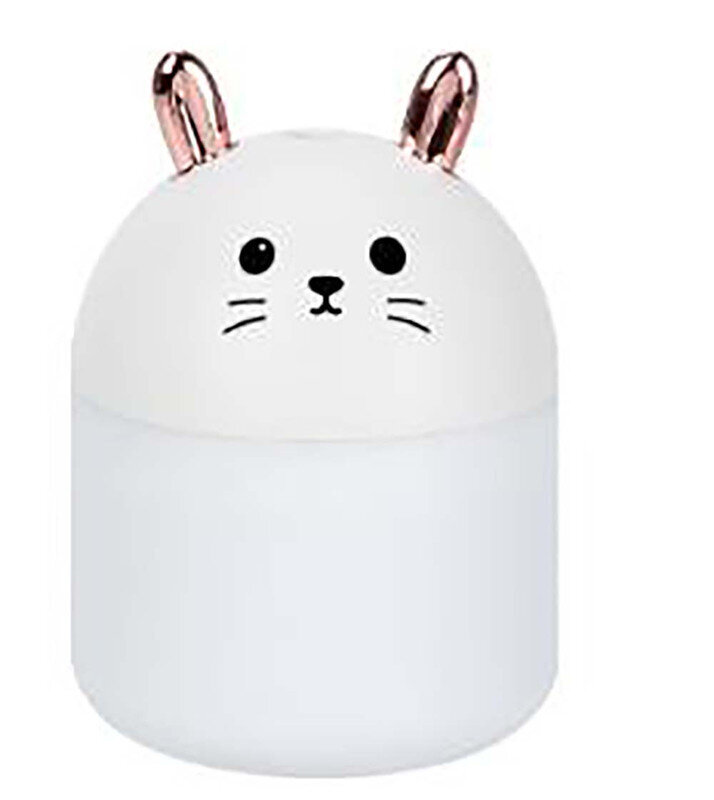 USB-kostutin, Hiljainen Mini Kannettava Cute Rabbit -kostutin, valkoinen hinta ja tiedot | Ilmankostuttimet | hobbyhall.fi