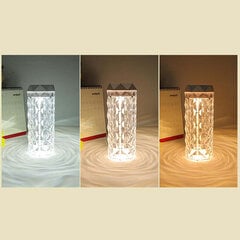 USB Crystal Rose Light Aroma diffuusori, Air Aroma diffuusori hiljainen, 400ml hinta ja tiedot | Ilmankostuttimet | hobbyhall.fi