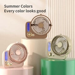 Pöytäkoneen suihkukostutin Mini Fan Kotitalouksien kannettava tuuletin, vihreä hinta ja tiedot | Tuulettimet | hobbyhall.fi