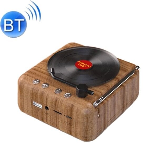 Langaton bluetooth retro radio vinyylilevysoitin bluetooth kaiutin luova retro audio radio kannettava mini koristelu