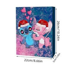 Suloinen adventtikalenteri 2023, Little Monster Lilo & Stitch Theme Kawaii Figuurit Lelut Joulukalenteri, ihania joululahjoja lapsille tytöille, pojille... hinta ja tiedot | Urheilukassit ja reput | hobbyhall.fi