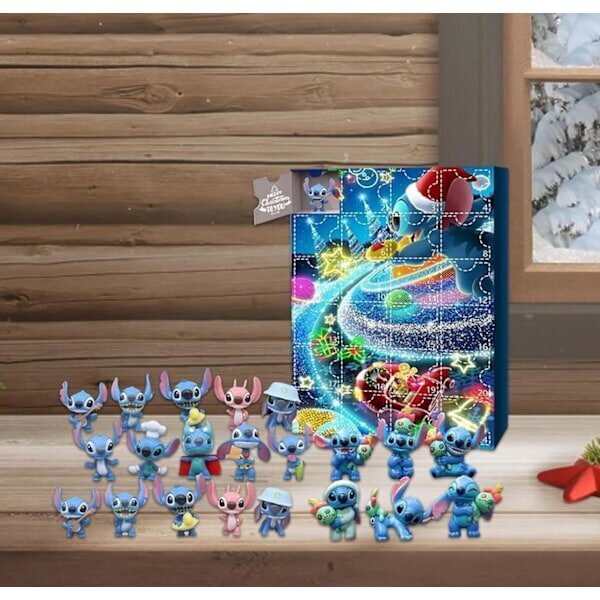 Söpö sarjakuva adventtikalenteri 2024, 24 päivän adventtikalenteri, minihahmot joulukalenteri hinta ja tiedot | Urheilukassit ja reput | hobbyhall.fi