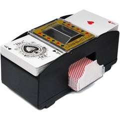 Shuffler 4 Card Shuffler Elektroninen Shuffler rommi- ja pokeripeliin. Korttilajittelija, musta hinta ja tiedot | Korttipelit, pokeri | hobbyhall.fi