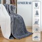 OMERAI lämmin viltti, harmaa, 130 x 150 cm hinta ja tiedot | Päiväpeitot ja huovat | hobbyhall.fi