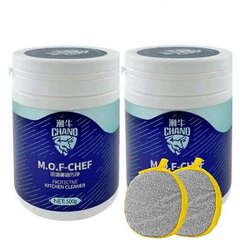 2 Kpl 2023 New Mof Chef Cleaner -Puhdistusjauhetta - 500 G Raskasöljytahrojen Puhdistusaine hinta ja tiedot | Höyrypesurit ja höyrymopit | hobbyhall.fi