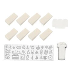 1 setti Nail Stampers -stensiilit hinta ja tiedot | Paperisilppurit | hobbyhall.fi