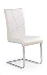 2 tuolin setti K108, valkoinen hinta ja tiedot | Ruokapöydän tuolit | hobbyhall.fi