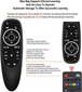 G10 Voice Air 2,4 GHz:n langaton kaukosäädin Smart TV:lle, PC:lle hinta ja tiedot | TV-lisätarvikkeet | hobbyhall.fi