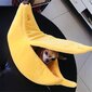 Lemmikkikoiran kissansänky Nest Banana Shape Pörröinen lämmin pehmeä pehmofleece hinta ja tiedot | Kissan lelut | hobbyhall.fi