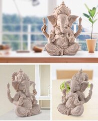 Hiekkakivi Elefantti Patsas Ganesha Buddha Veistos Patsas Hindu hinta ja tiedot | Verhoilukivet | hobbyhall.fi