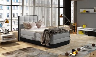 Sänky ASTER, 90x200 cm, harmaa / musta hinta ja tiedot | Sängyt | hobbyhall.fi