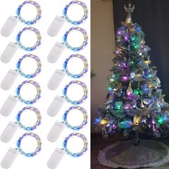 [12 pakkausta] Fairy Bottle Lights Paristokäyttöinen, 2m 20 LED kuparilanka hinta ja tiedot | Joulukoristeet | hobbyhall.fi