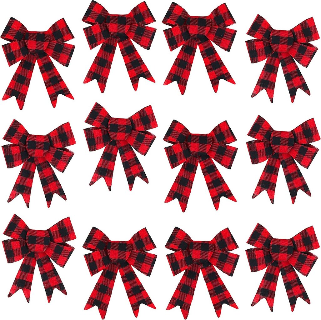 Koristeruuset, 5 x 7 tuumaa (Red Buffalo Plaid) hinta ja tiedot | Joulukoristeet | hobbyhall.fi