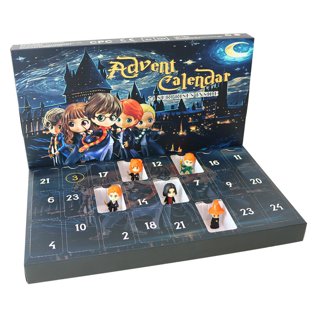 Adventtikalenteri: Harry Potter - Rubeus Hagrid - Adventtikalenteri - 24 päivän yllätys - Keräilyminivinyylifiguuri - Mysteerilaatikko - Lahjaidea hinta ja tiedot | Joulukoristeet | hobbyhall.fi