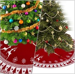 kpl Valkoinen Pehmo Christmas 122cm, Snowflake Tree Matt, Rustic Tree Hame, Christmas Tree Hame, Sisustus, Snowflake Tree Hame, Christmas Tree Hame, neule, vintage polyesterikaulushame hinta ja tiedot | Joulukoristeet | hobbyhall.fi