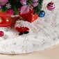 Joulukultainen 120cm Snow Sequin Tree -hame hinta ja tiedot | Joulukoristeet | hobbyhall.fi