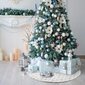 Joulukultainen 120cm Snow Sequin Tree -hame hinta ja tiedot | Joulukoristeet | hobbyhall.fi