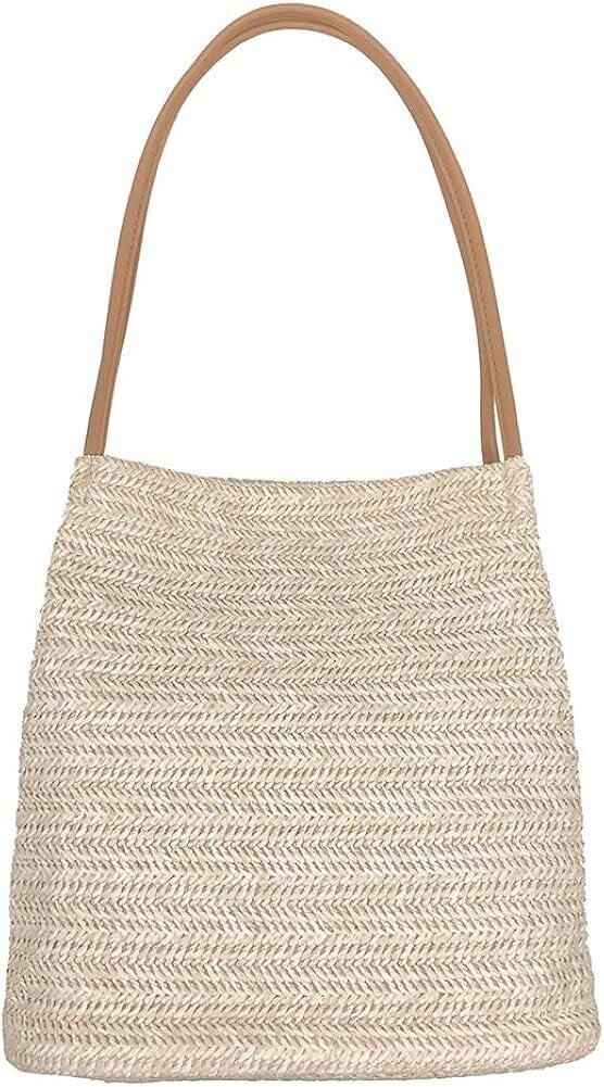 Straw Beach Bag Buckets Totes Käsilaukku Olkalaukku Kangaskassi Naisten kesäkäsilaukku hinta ja tiedot | Jalkineiden ja vaatteiden hoitotuotteet | hobbyhall.fi