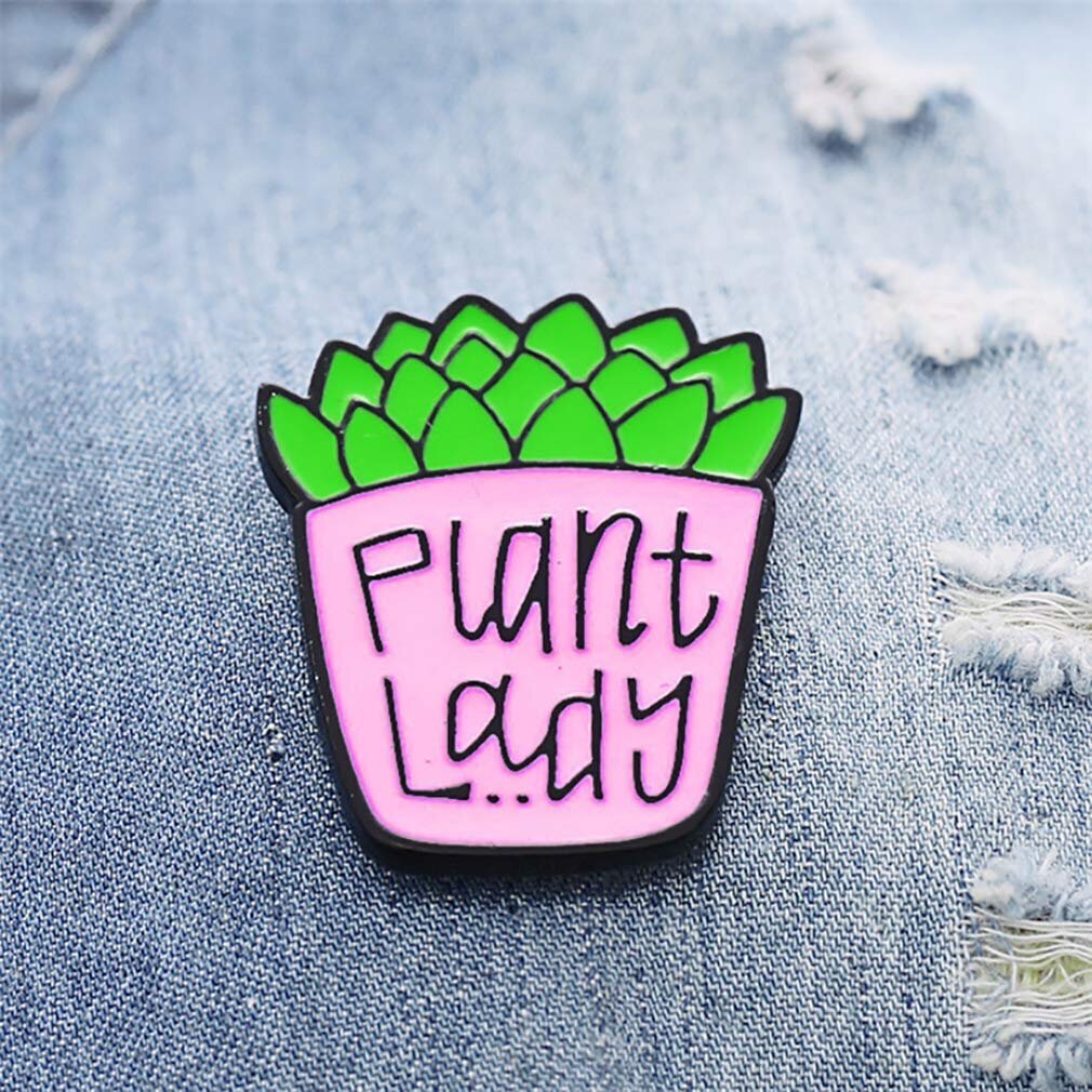 Emalipinnit reppuihin Plant Lady Pins naisille ja tytöille Söpöt pinssit takkeihin takkeihin hinta ja tiedot | Jalkineiden ja vaatteiden hoitotuotteet | hobbyhall.fi