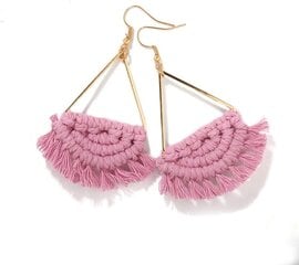 Boheemi käsintehdyt Fringe Tupsu Dangle Drop Statement -korvakorut naisille hinta ja tiedot | Jalkineiden ja vaatteiden hoitotuotteet | hobbyhall.fi