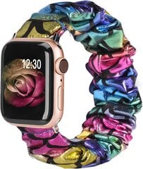 Yhteensopiva Apple Watch Band Scrunchies 42 mm:n kankaisen pehmeäkuvioisen painetun kangasrannekkeen kanssa hinta ja tiedot | Jalkineiden ja vaatteiden hoitotuotteet | hobbyhall.fi