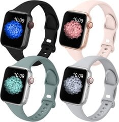 Pack Slim Ranneke Yhteensopiva Apple Watch Ranneke 42mm 44mm Naisten Miehille hinta ja tiedot | Jalkineiden ja vaatteiden hoitotuotteet | hobbyhall.fi