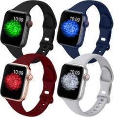 Pack Slim Ranneke Yhteensopiva Apple Watch Ranneke 42mm 44mm Naisten Miehille hinta ja tiedot | Jalkineiden ja vaatteiden hoitotuotteet | hobbyhall.fi