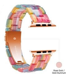 Kevyt Apple Watch Ranneke - Fashion Resin iWatch Rannekoru hinta ja tiedot | Jalkineiden ja vaatteiden hoitotuotteet | hobbyhall.fi