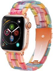 Kevyt Apple Watch Ranneke - Fashion Resin iWatch Rannekoru hinta ja tiedot | Jalkineiden ja vaatteiden hoitotuotteet | hobbyhall.fi