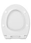 Hitaasti sulkeutuva WC-istuin Cedo Slim SC Eco, valkoinen hinta ja tiedot | WC-istuimen lisätarvikkeet | hobbyhall.fi