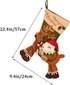 Pack Isot joulusukat, 22,5 tuumaa Xmas Character 3D Pehmo tekoturkista Cuff Christmas hinta ja tiedot | Joulukoristeet | hobbyhall.fi