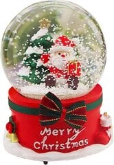 Light Water Globe Snow Globe Crystal Ball Christmas Music Box lahjahartsipohja hinta ja tiedot | Joulukoristeet | hobbyhall.fi