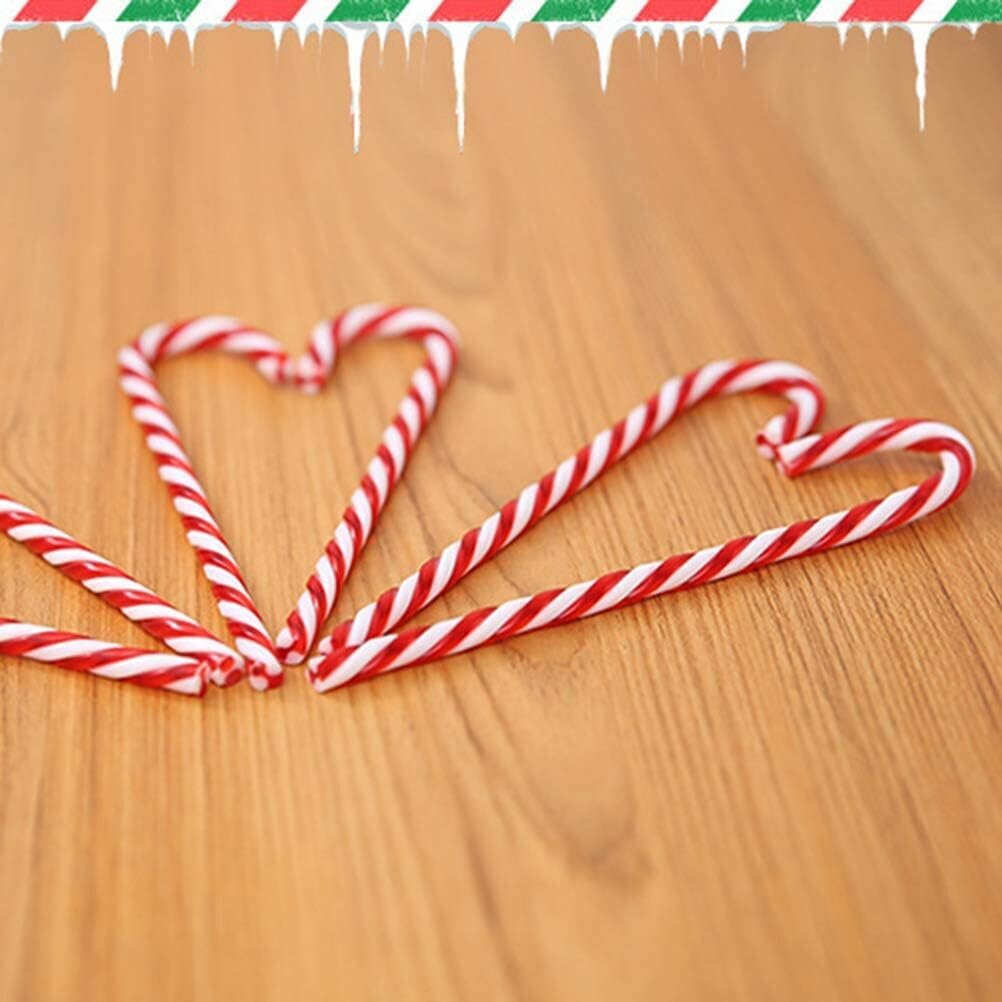 8kpl Candy Cane jouluriippuva joulukuusikoristelu joulukuusi joululahja punainen ja valkoinen 15cm hinta ja tiedot | Joulukoristeet | hobbyhall.fi