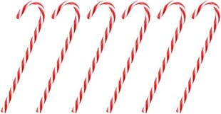 8kpl Candy Cane jouluriippuva joulukuusikoristelu joulukuusi joululahja punainen ja valkoinen 15cm hinta ja tiedot | Joulukoristeet | hobbyhall.fi