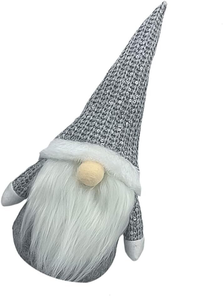 Joulukangas Tomte Joulupukki Ornamentti Skandinavianruotsalainen joulupukkihahmo Tonttunukke Joulukoristeen koriste (harmaa) hinta ja tiedot | Joulukoristeet | hobbyhall.fi