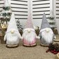 Joulukangas Tomte Joulupukki Ornamentti Skandinavianruotsalainen joulupukkihahmo Tonttunukke Joulukoristeen koriste (harmaa) hinta ja tiedot | Joulukoristeet | hobbyhall.fi